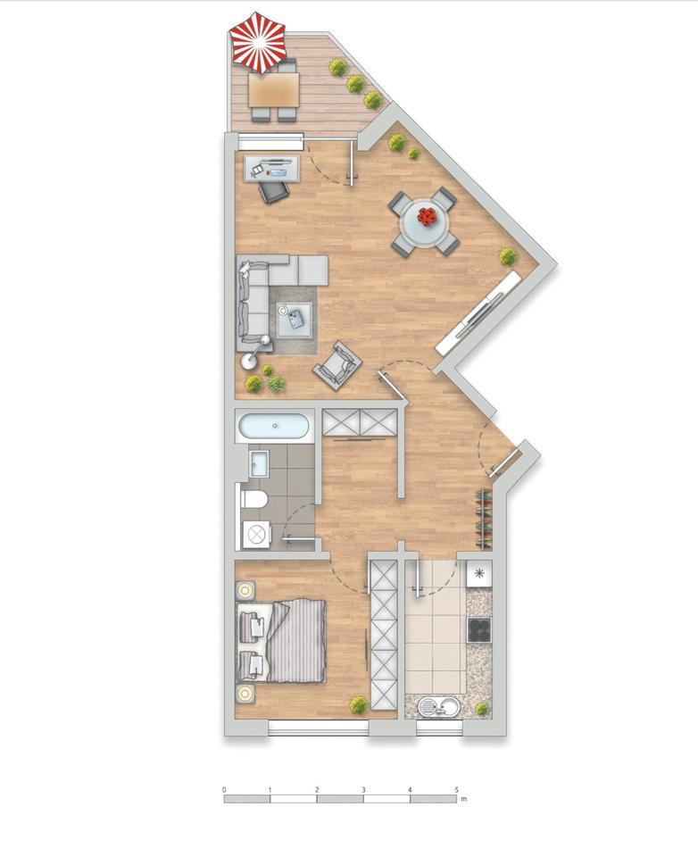 Modernisierte & bezugsfreie 2 Raum Wohnung in Lindenau