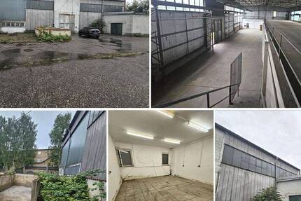 Freistehende, pfeilerfreie Halle in ruhiger Lage mit Büro-Lagerebene, Freifläche möglich zimmer