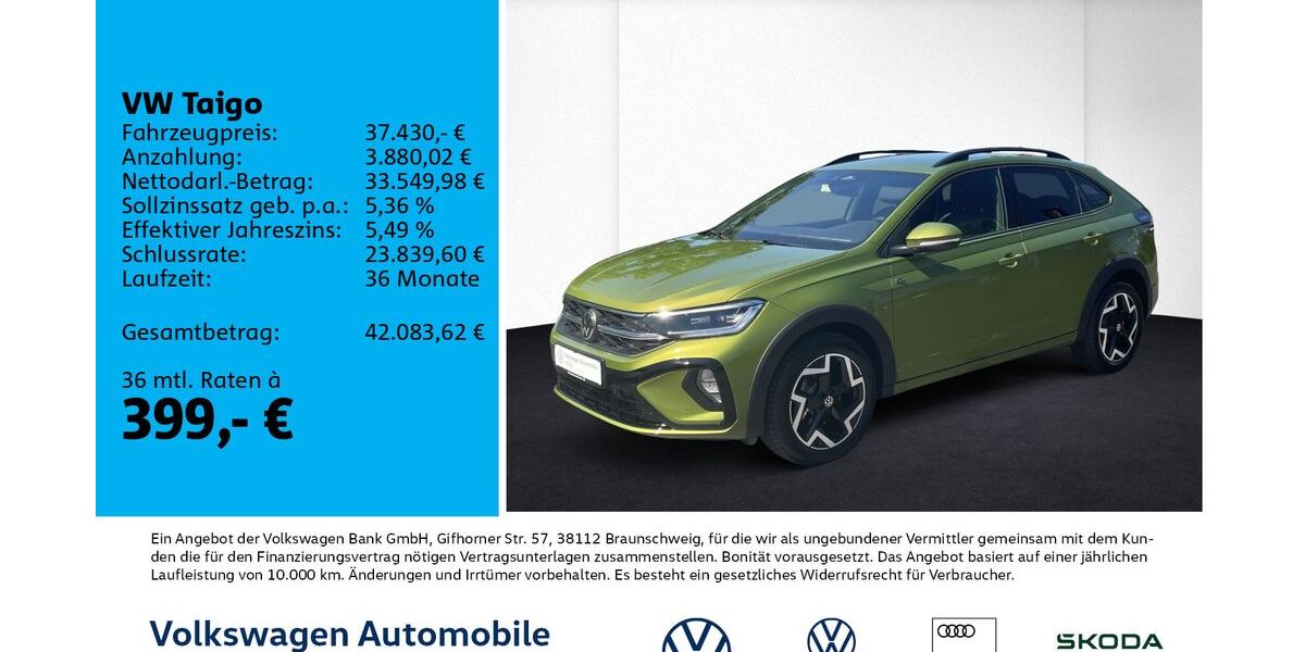 VW Taigo 7.500 km 37.430 &euro; Leipzig 04178