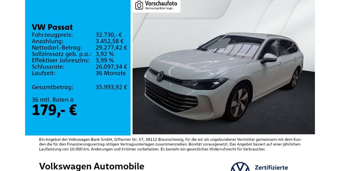 VW Passat 11.677 km 30.960 &euro; Leipzig 04178