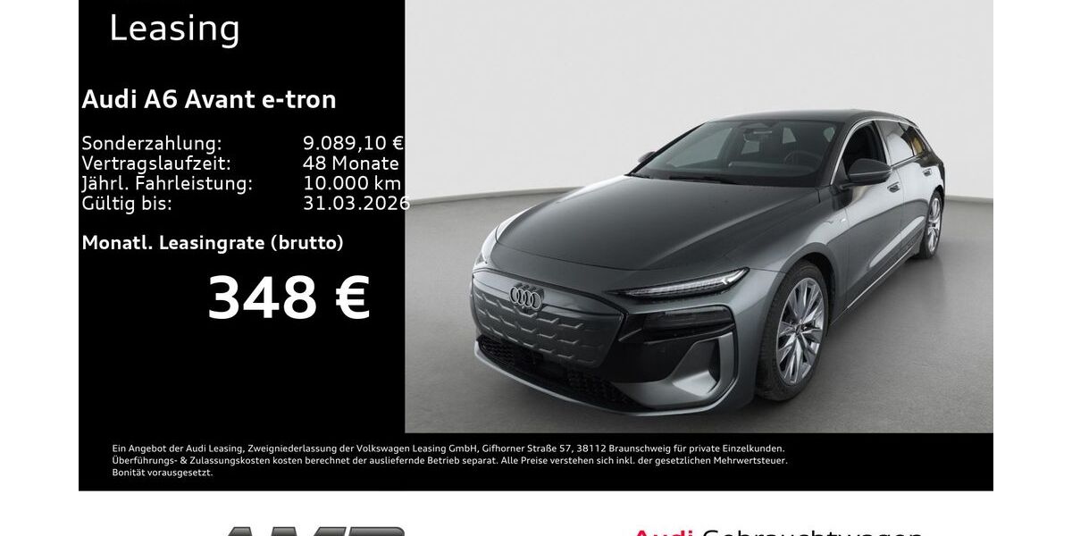 Audi A6 e-tron 7.570 km 61.490 &euro; Borna 04552