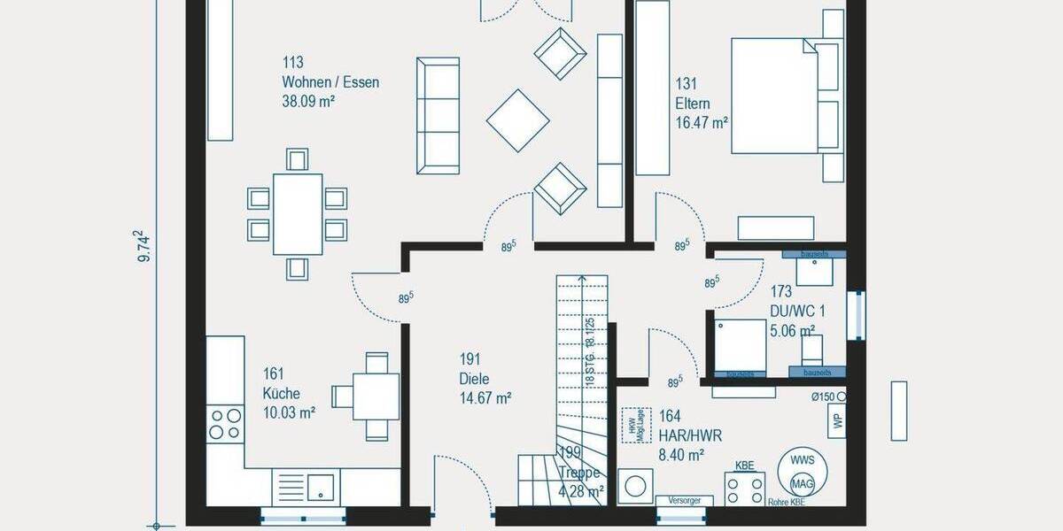Einfamilienhaus Leipzig-Lindenthal Lindenthal - 6 Zimmer, 181 m&sup2;, 688.000&euro; | Angebot:26886809