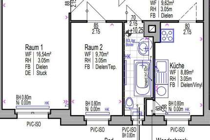 Wohnung zum Mieten in Leipzig 355 € 49.75 m² 1.5 zimmer