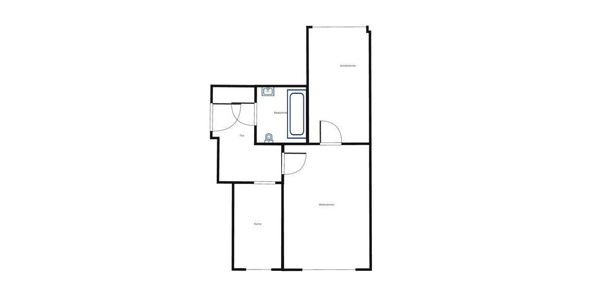 Etagenwohnung Markkleeberg - 2 Zimmer, 46 m&sup2;, 513&euro; | Angebot:26306851