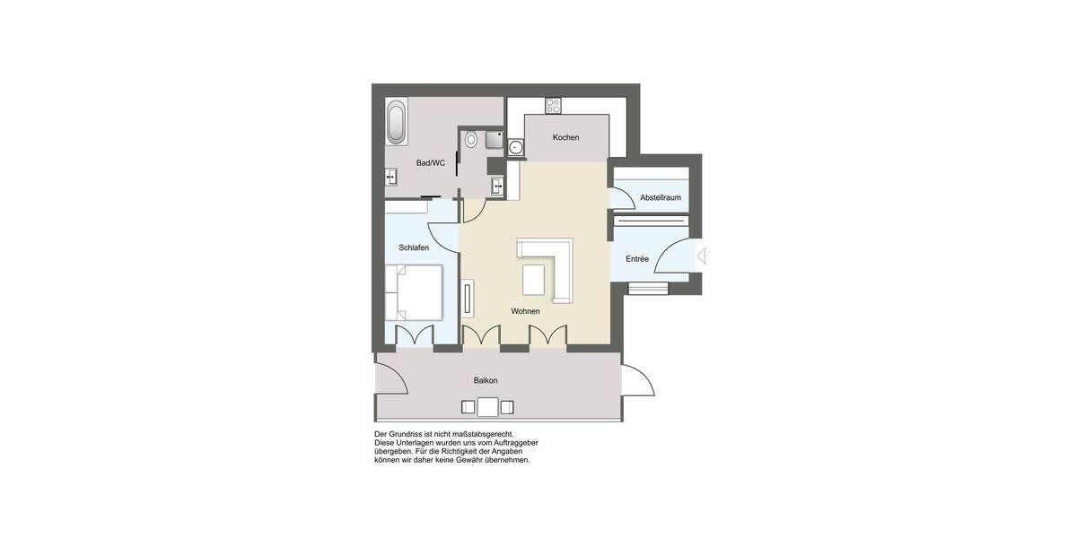Etagenwohnung Leipzig Zentrum-Süd - 2 Zimmer, 62 m&sup2;, 250.000&euro; | Angebot:26380024
