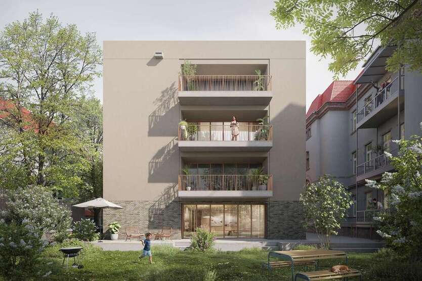 Zentrumsnahes Grundstück inkl. Baugenehmigung für freistehende Villa zimmer