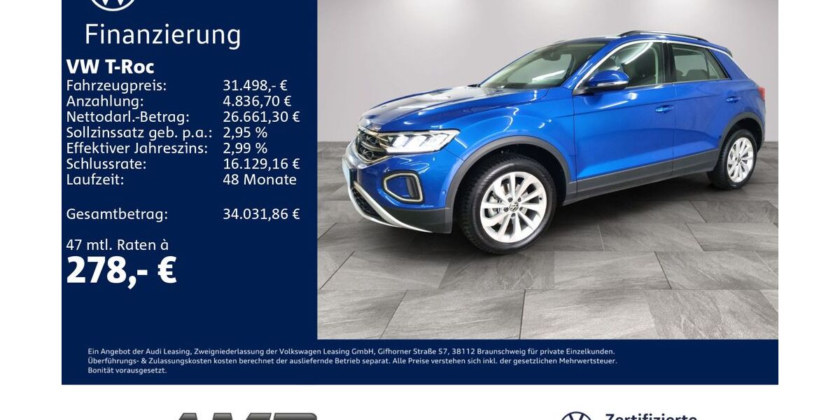 VW T-Roc 15.320 km 30.880 &euro; Borna 04552