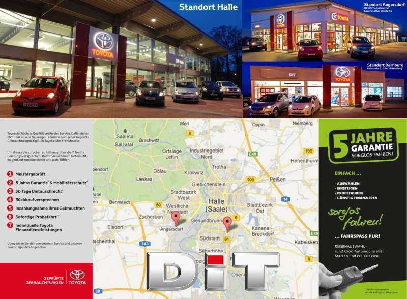 Toyota Auris 78.012 km 14.890 € Halle 06130