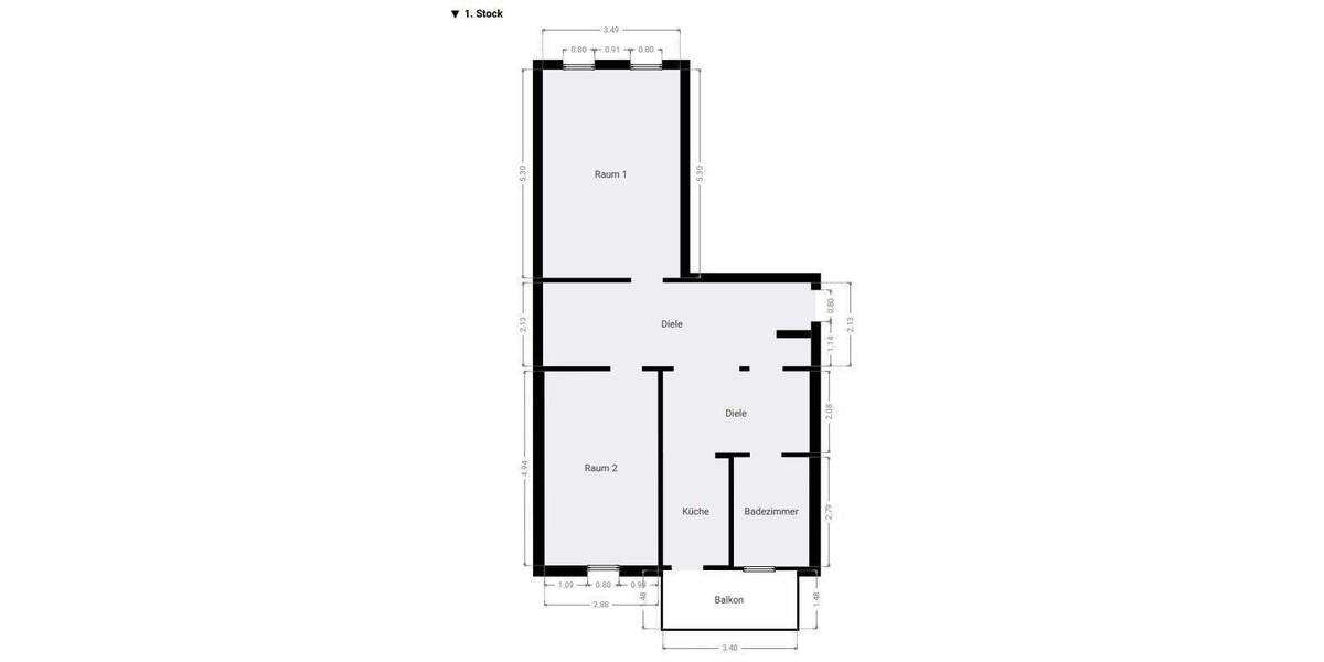 Etagenwohnung Leipzig Reudnitz-Thonberg - 2 Zimmer, 67 m&sup2;, 205.480&euro; | Angebot:25999388