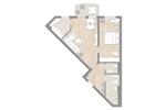 Etagenwohnung Leipzig Ost - 2 Zimmer, 63 m&sup2;, 710&euro; | Angebot:26679898