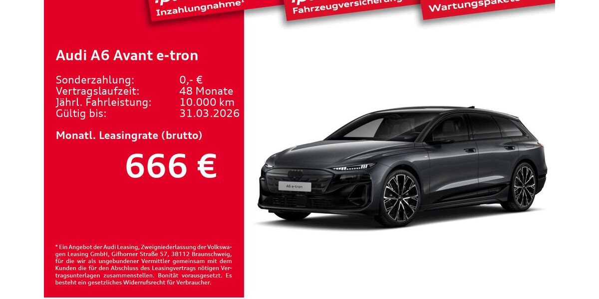 Audi A6 e-tron 7.062 km 75.980 &euro; Leipzig 04129