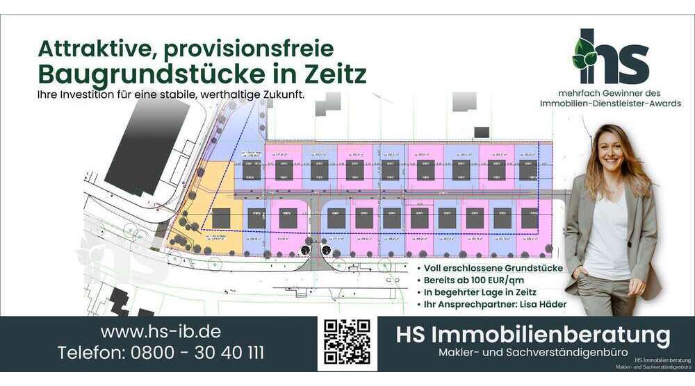 Grundstück zu verkaufen in Zeitz 50.500 € 505 m²
