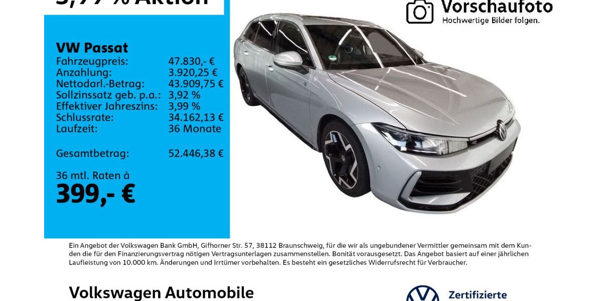 VW Passat 13.580 km 47.830 &euro; Leipzig 04178