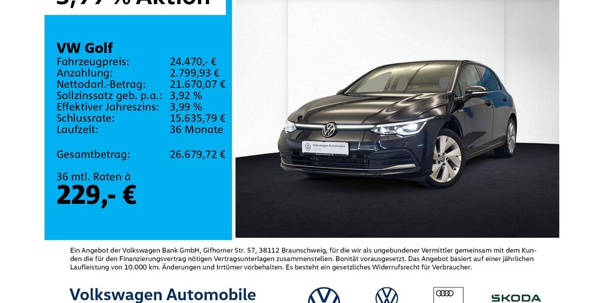 VW Golf 39.997 km 24.470 &euro; Leipzig 04277