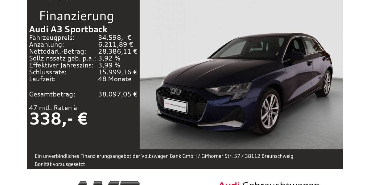 Audi A3 16.860 km 33.920 &euro; Borna 04552
