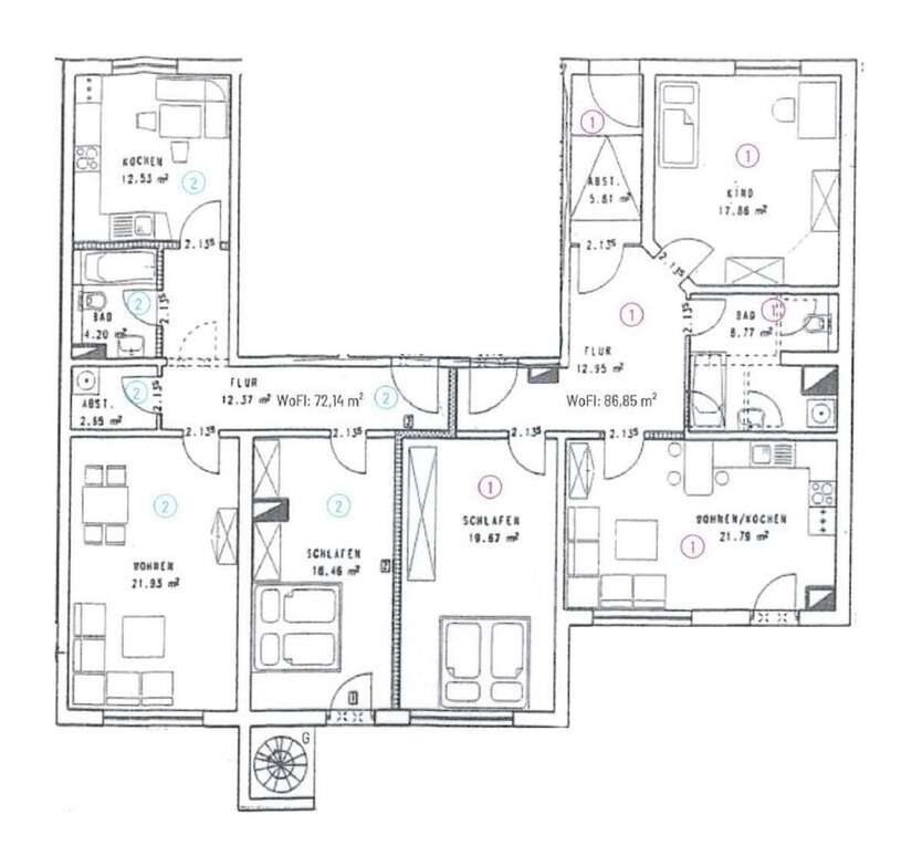 Wohnen wie im Haus: 5 Zimmer mit Gartenparadies mitten in der Südvorstadt 5 zimmer