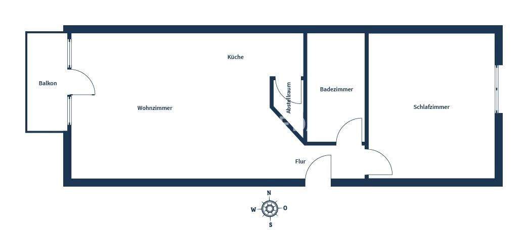 Etagenwohnung Beucha Beucha - 2 Zimmer, 65 m&sup2;, 125.000&euro; | Angebot:25696797