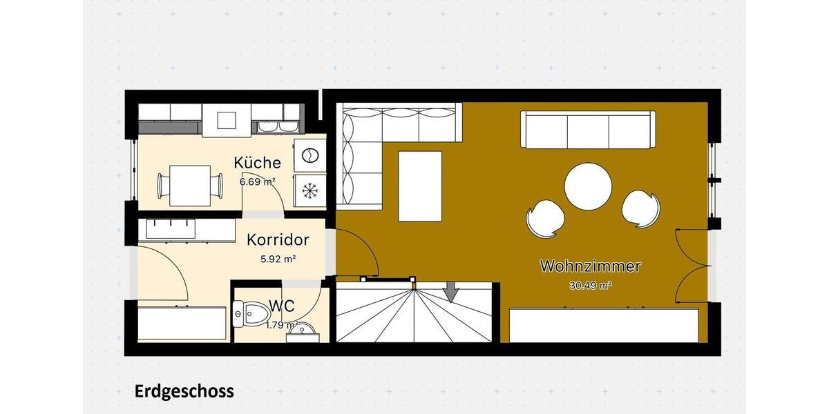 Reihenhaus Leipzig Ost - 4 Zimmer, 106 m&sup2;, 299.000&euro; | Angebot:25925158