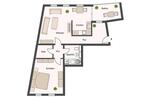 Etagenwohnung Leipzig Mitte - 2 Zimmer, 74 m&sup2;, 670&euro; | Angebot:25348828