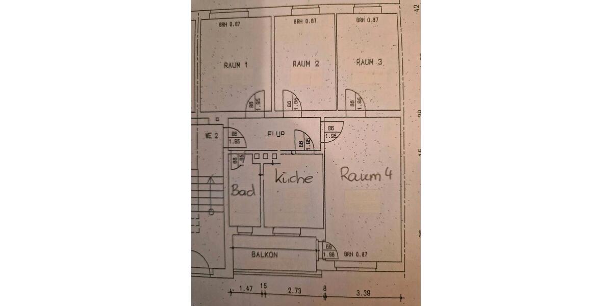 Erdgeschoßwohnung Leipzig Südost - 4 Zimmer, 80 m&sup2;, 1.100&euro; | Angebot:26611457