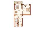 Etagenwohnung Bad Dürrenberg - 2 Zimmer, 50 m&sup2;, 310&euro; | Angebot:26675309