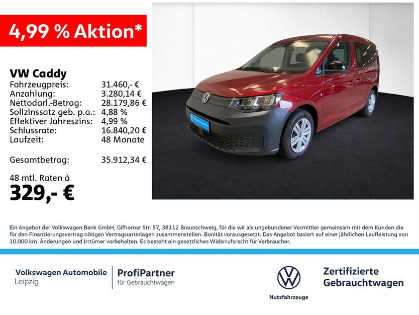 VW Caddy 6.788 km 30.990 € Leipzig 04178