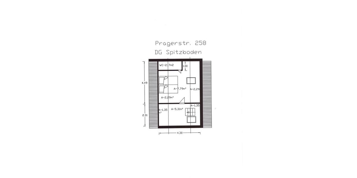 Dachgeschoßwohnung Leipzig Südost - 3 Zimmer, 82 m&sup2;, 218.000&euro; | Angebot:26636316
