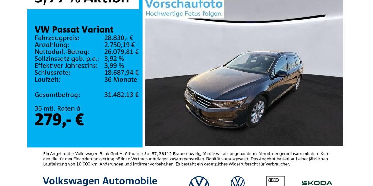 VW Passat 69.400 km 28.830 &euro; Leipzig 04178
