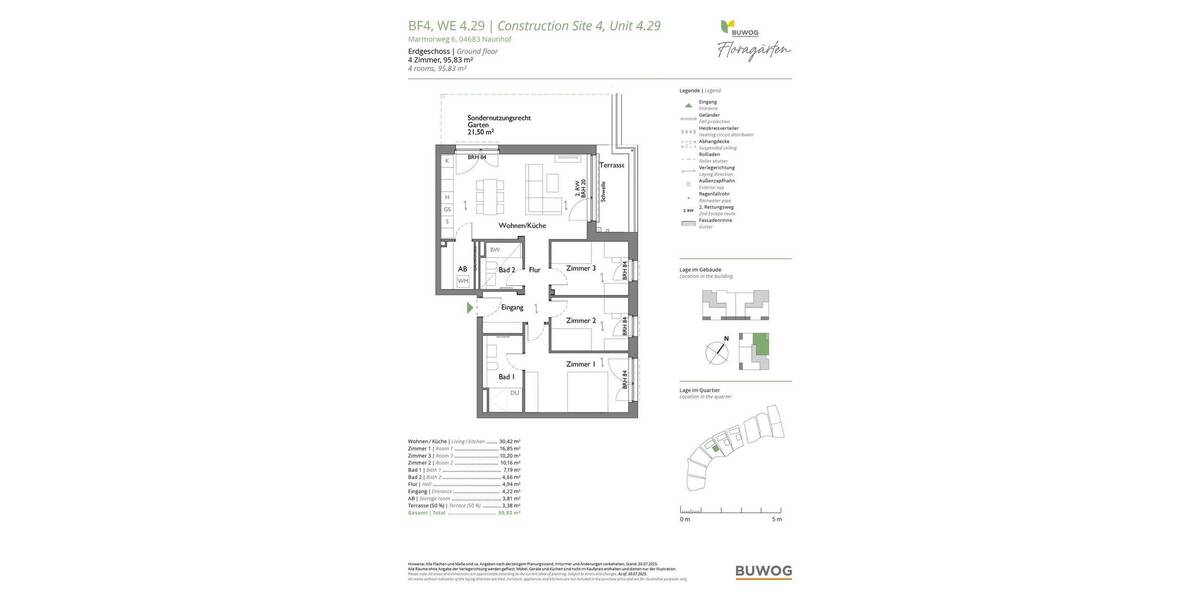 Etagenwohnung Naunhof - 4 Zimmer, 95 m&sup2;, 467.000&euro; | Angebot:25717864