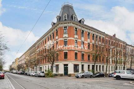 Attraktive 47 m²-Wohnung mit Terrasse in saniertem Jugendstilhaus in Stötteritz 1 zimmer