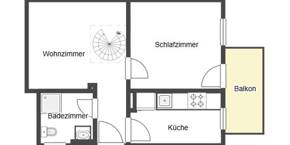 Etagenwohnung Leipzig Zentrum-West - 2 Zimmer, 47 m&sup2;, 220.000&euro; | Angebot:25820025