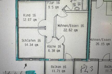 Wohnung Wurzen - 3 Zimmer, 82 m&sup2;, 115.000&euro; | Angebot:26779024