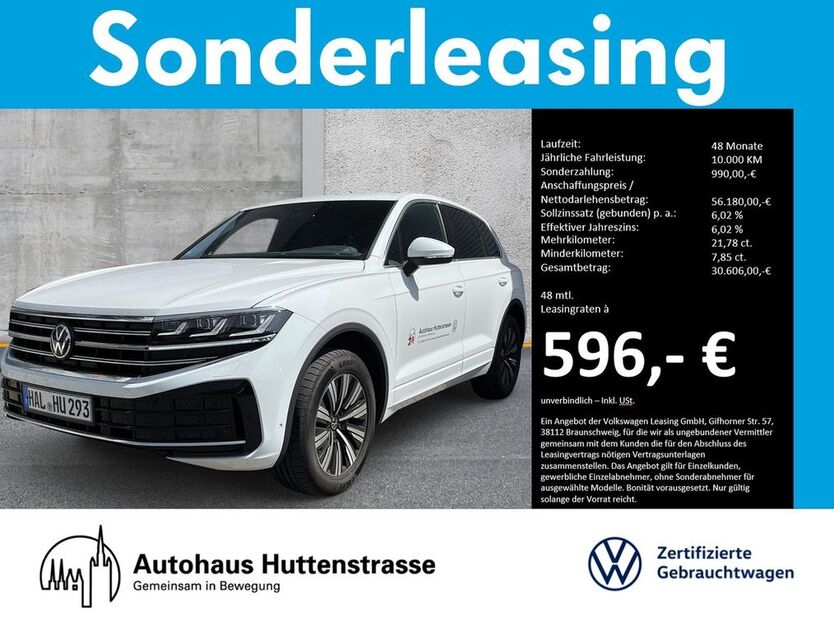 VW Touareg 22.000 km 55.420 € Halle (Saale) 06110
