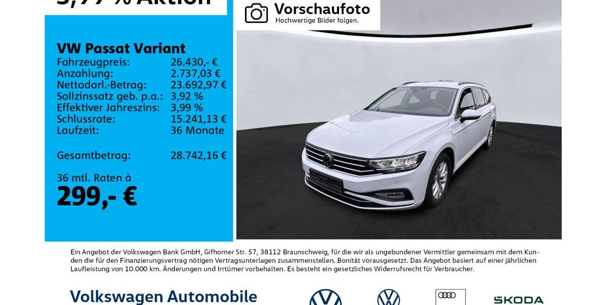 VW Passat 49.948 km 25.960 &euro; Leipzig 04178