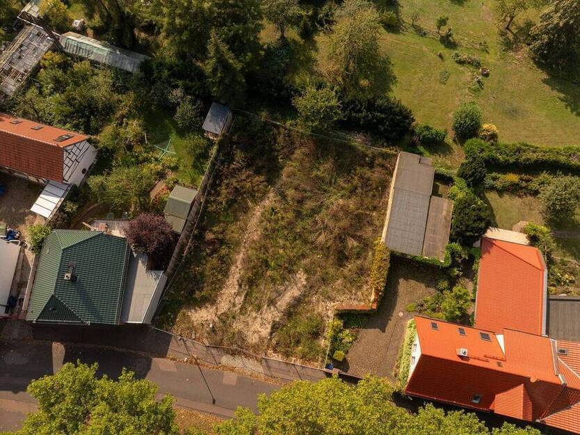 Baugründstück mit Blick auf den Mühlgraben Saale inkl. Baugenehmigung für Mehrfamilienhaus