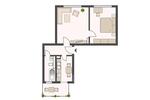 Etagenwohnung Leipzig Nord - 2 Zimmer, 51 m&sup2;, 739&euro; | Angebot:26382759