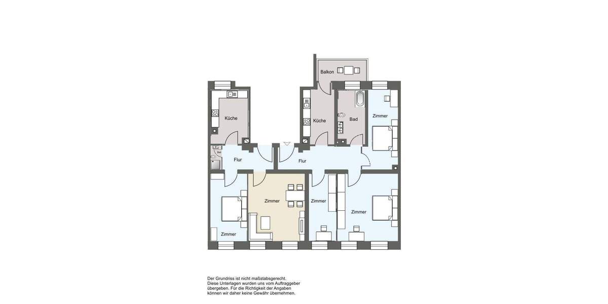 Etagenwohnung Leipzig Gohlis-Süd - 5 Zimmer, 114 m&sup2;, 245.000&euro; | Angebot:25749317