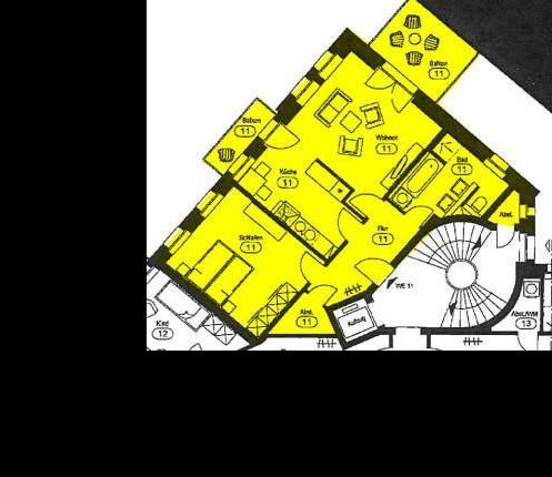 Etagenwohnung Leipzig Neustadt-Neuschönefeld - 2 Zimmer, 74 m&sup2;, 240.000&euro; | Angebot:25689037