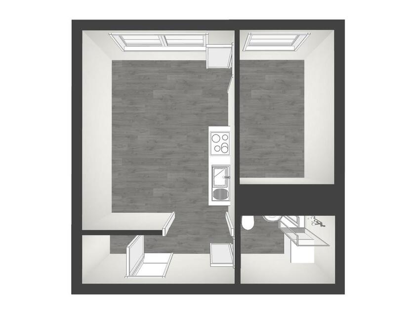 ***AB 15.12.2025*** Smarte 2-Zimmer-Wohnung mit Einbauküche zu vermieten zimmer