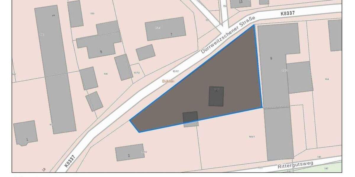 Grundstück Grimma Böhlen - 55.000&euro; | Angebot:25738692