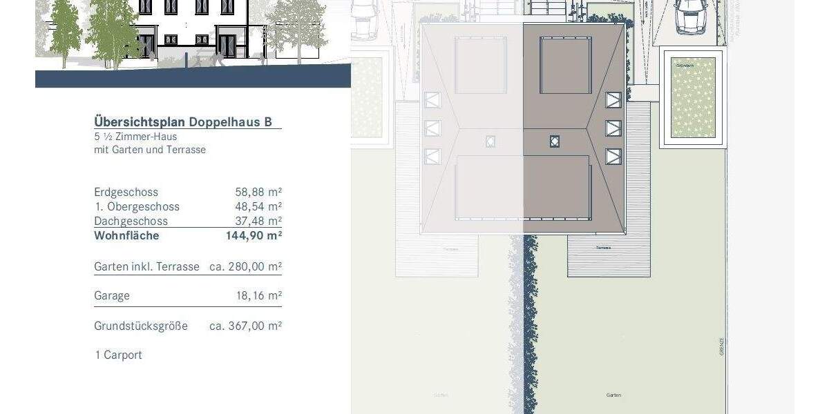 Doppelhaushälfte Leipzig Lützschena-Stahmeln - 5 Zimmer, 144 m&sup2;, 565.000&euro; | Angebot:25998342