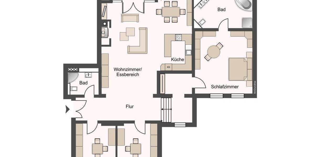 Etagenwohnung Leipzig Schönefeld-Abtnaundorf - 4 Zimmer, 141 m&sup2;, 790.000&euro; | Angebot:25845714