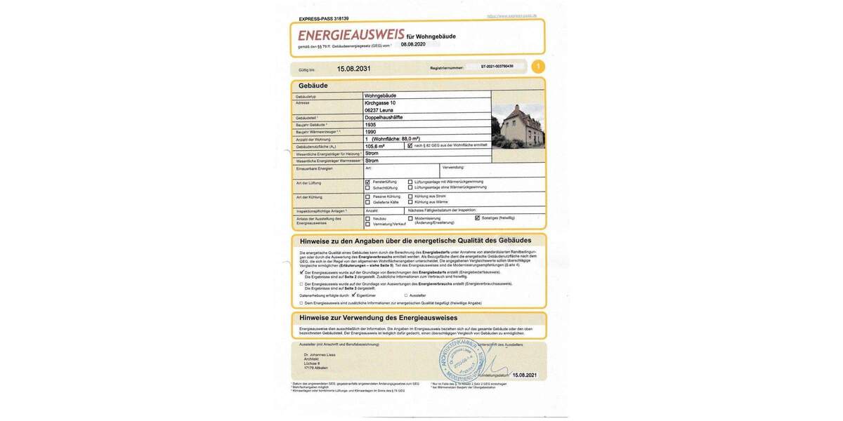 Doppelhaushälfte Leuna - 4 Zimmer, 83 m&sup2;, 90.001&euro; | Angebot:25695869