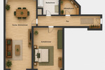 Etagenwohnung Leipzig Anger-Crottendorf - 2 Zimmer, 73 m&sup2;, 170.000&euro; | Angebot:26487259