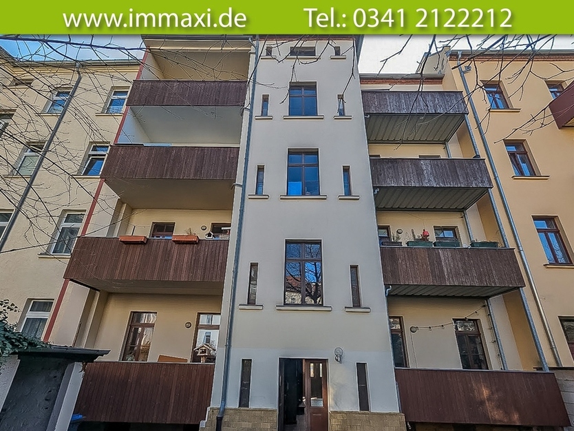 CONNEWITZ + 1 RAUM WOHNUNG ZUM KAUF + ERDGESCHOSS + BALKON + PARKETT 1 zimmer