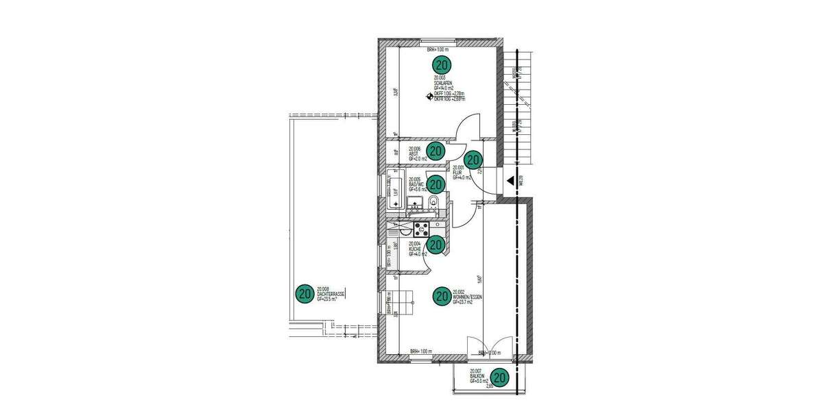 Großzügige 2-Zimmerwohnung mit eigener Terrasse, provisionsfrei inklusive TG Stellplatz 2 zimmer