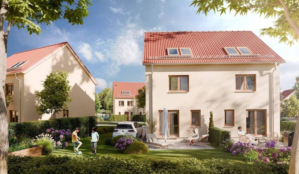 Doppelhaushälfte Großpösna Störmthal - 4 Zimmer, 113 m&sup2;, 498.500&euro; | Angebot:25815393