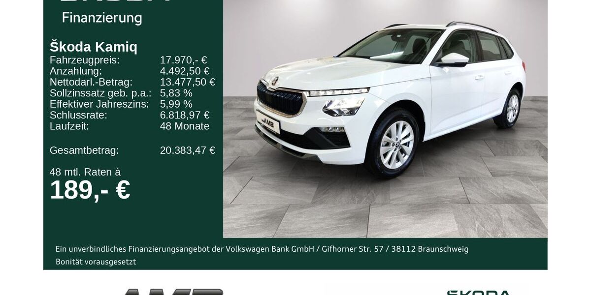 Skoda Kamiq 19.000 km 17.970 &euro; Borna 04552