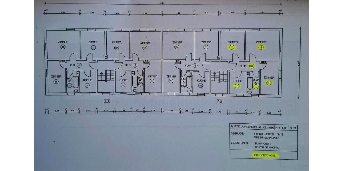 Etagenwohnung Schkopau - 3 Zimmer, 62 m&sup2;, 85.000&euro; | Angebot:26993757