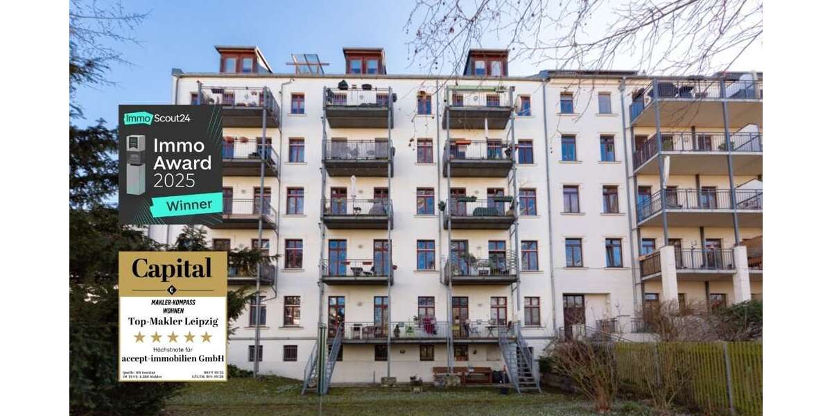 Etagenwohnung Leipzig Mitte - 3 Zimmer, 69 m&sup2;, 249.000&euro; | Angebot:26384994